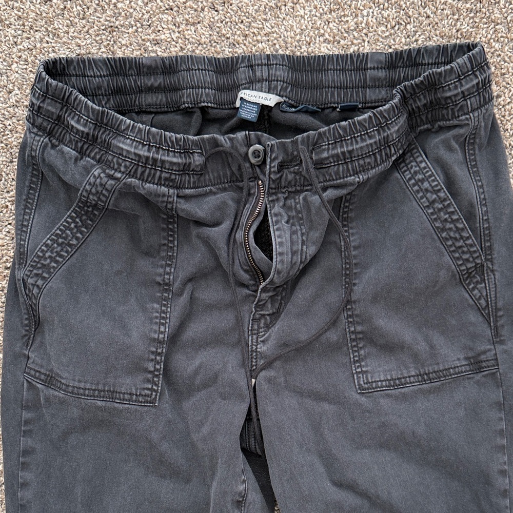 American Eagle Outfitters Black Joggers - Picture 3 of 4